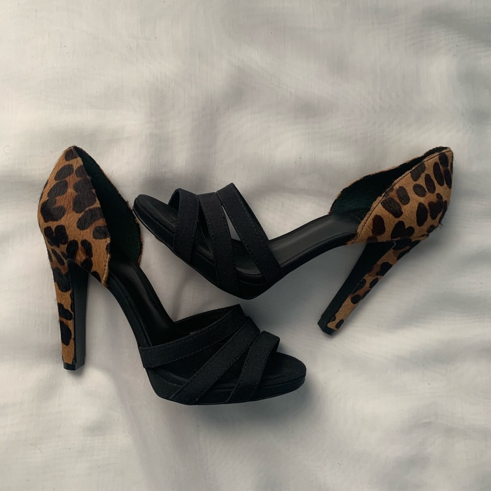 Tory Burch Leopard Penelope Heels 9.5 NWT